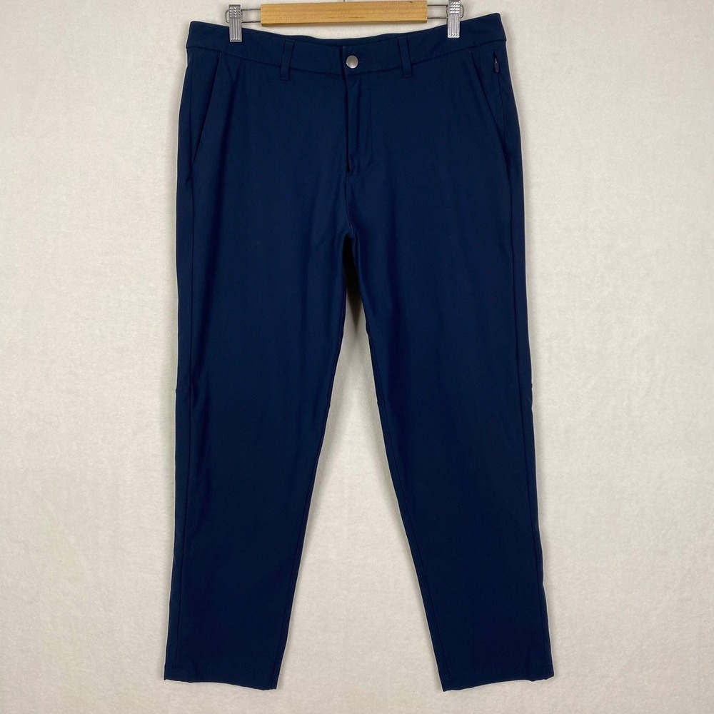 Lululemon Pants Mens 34‎ True Navy Commission Slim Warpstreme